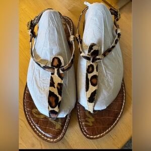 Sam Edelman Leopard Print Sandals